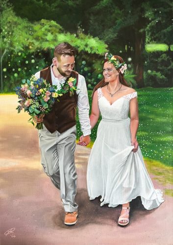 Live Wedding Painting Ireland